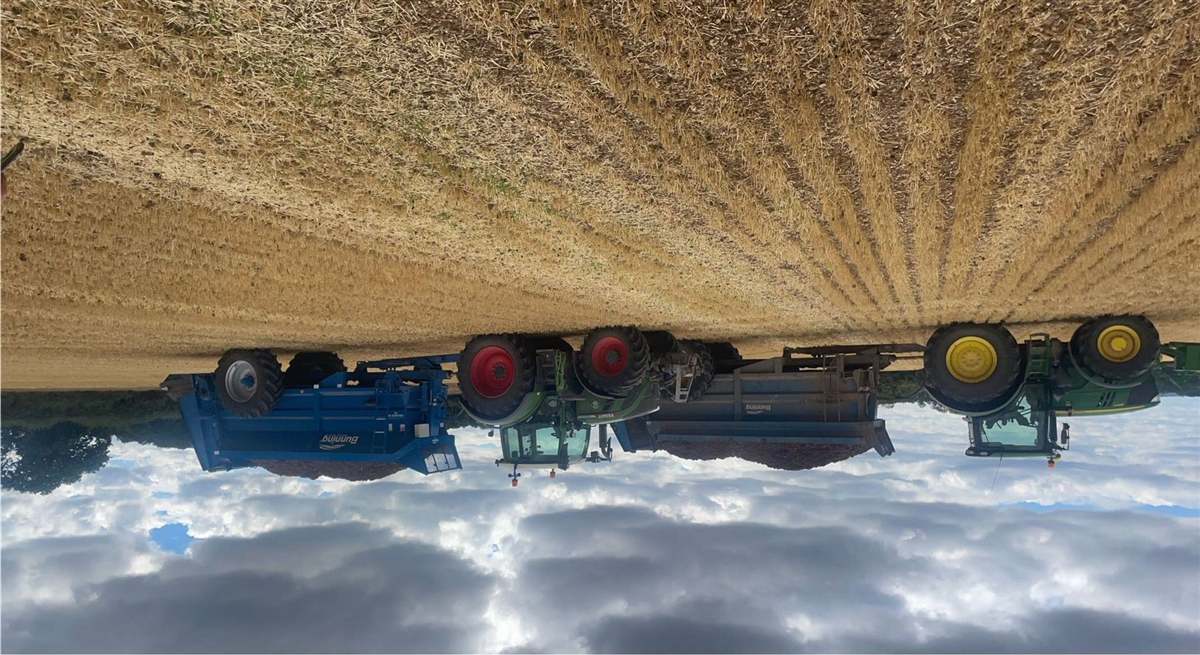Plank Bros contracting — work in the field